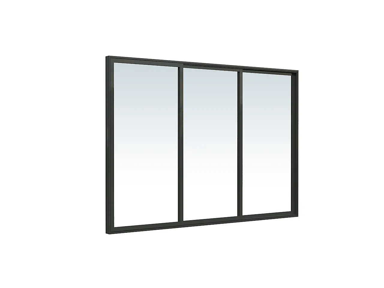 Skyvedør 3 dørblad isoglass venstre 320x200 cm