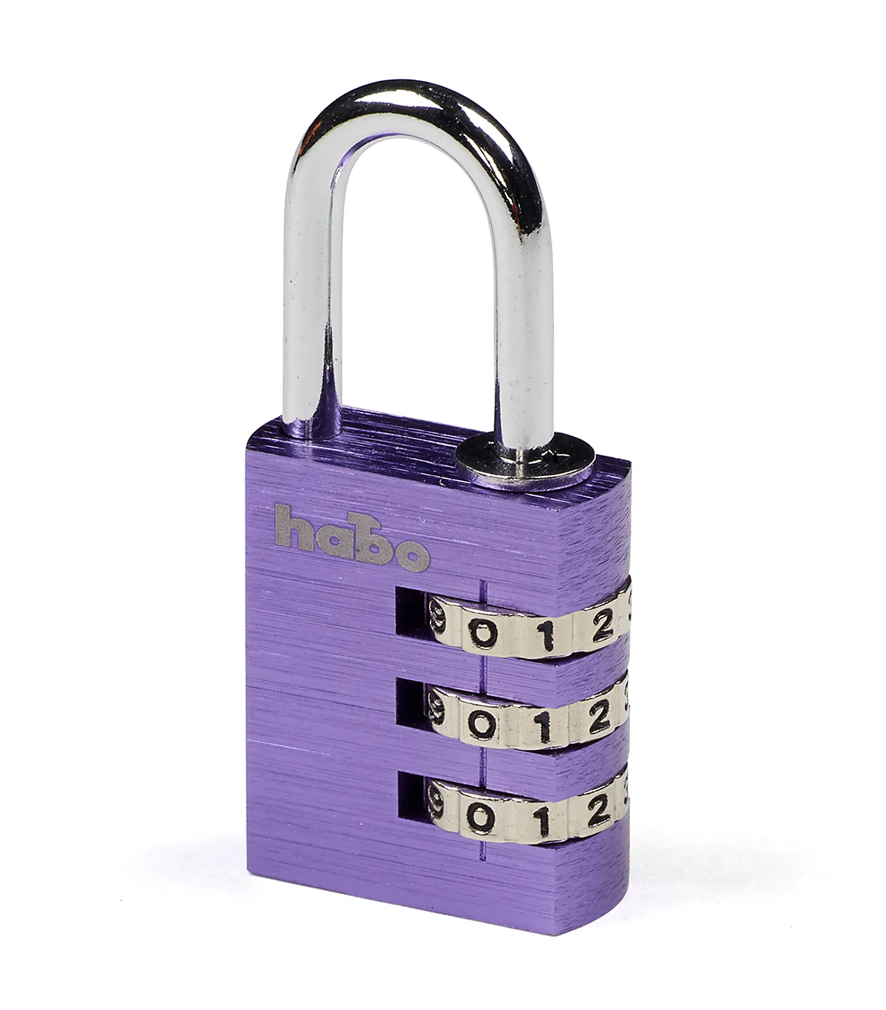 Habo hengelås 203-30 m/ kode lilla