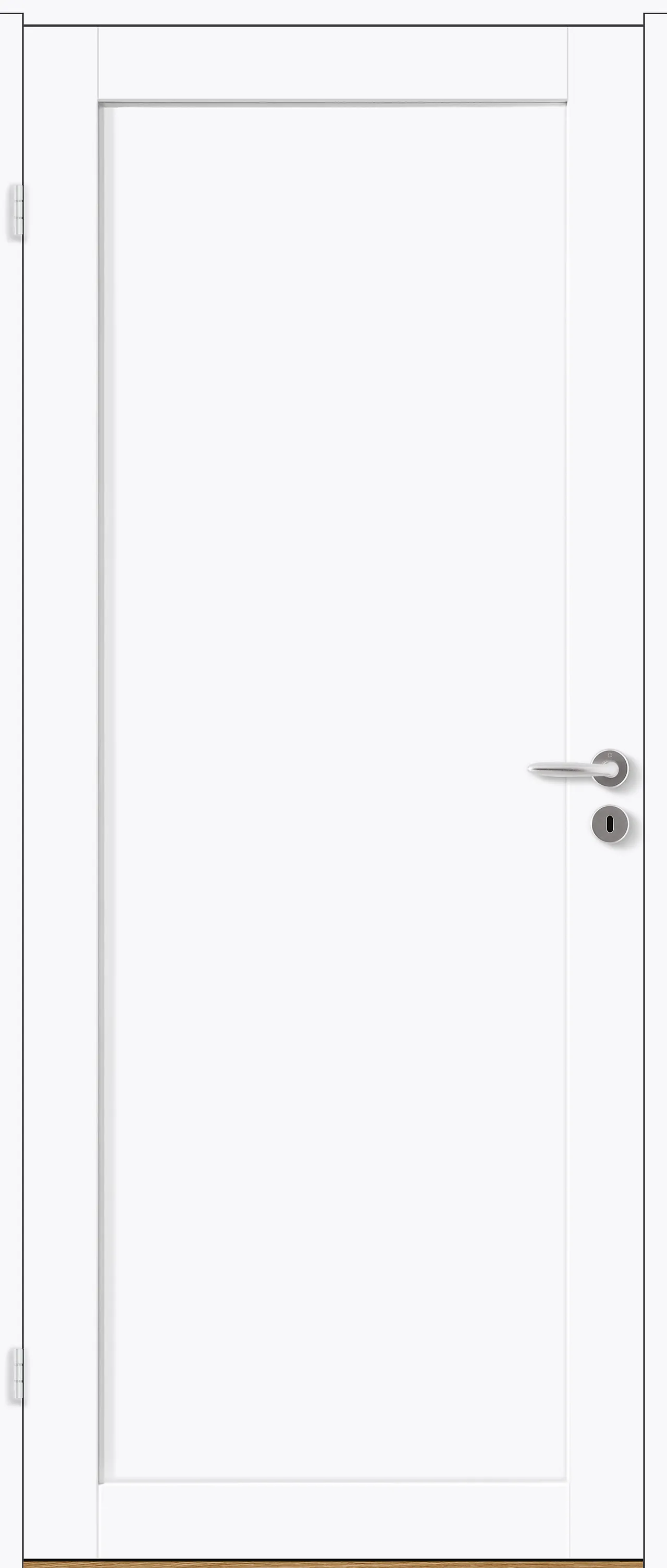 Skyvedør Base 1 klassisk hvit 80x210 cm