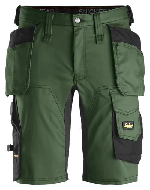 Shorts 6141 grønn 60 snickers workwear