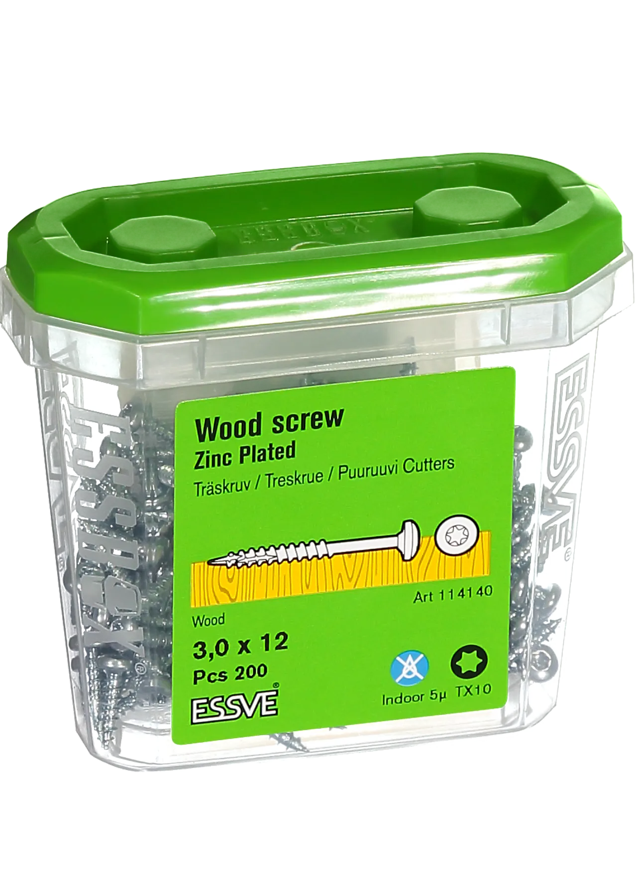 Treskrue inv ph 3x12 fzb a-200panhode null - null - 2 - Miniatyr