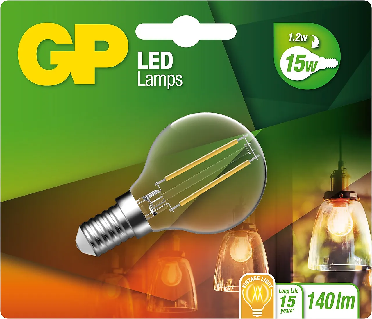 Led filament globepære mini e14 15w null - null - 2 - Miniatyr