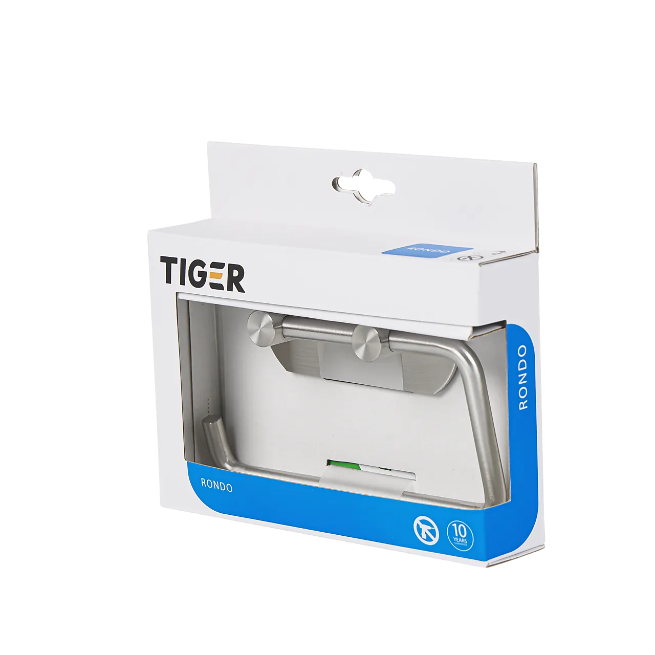 Toalettpapirholder rondo mattbørs mattbørstet rustfritt stål