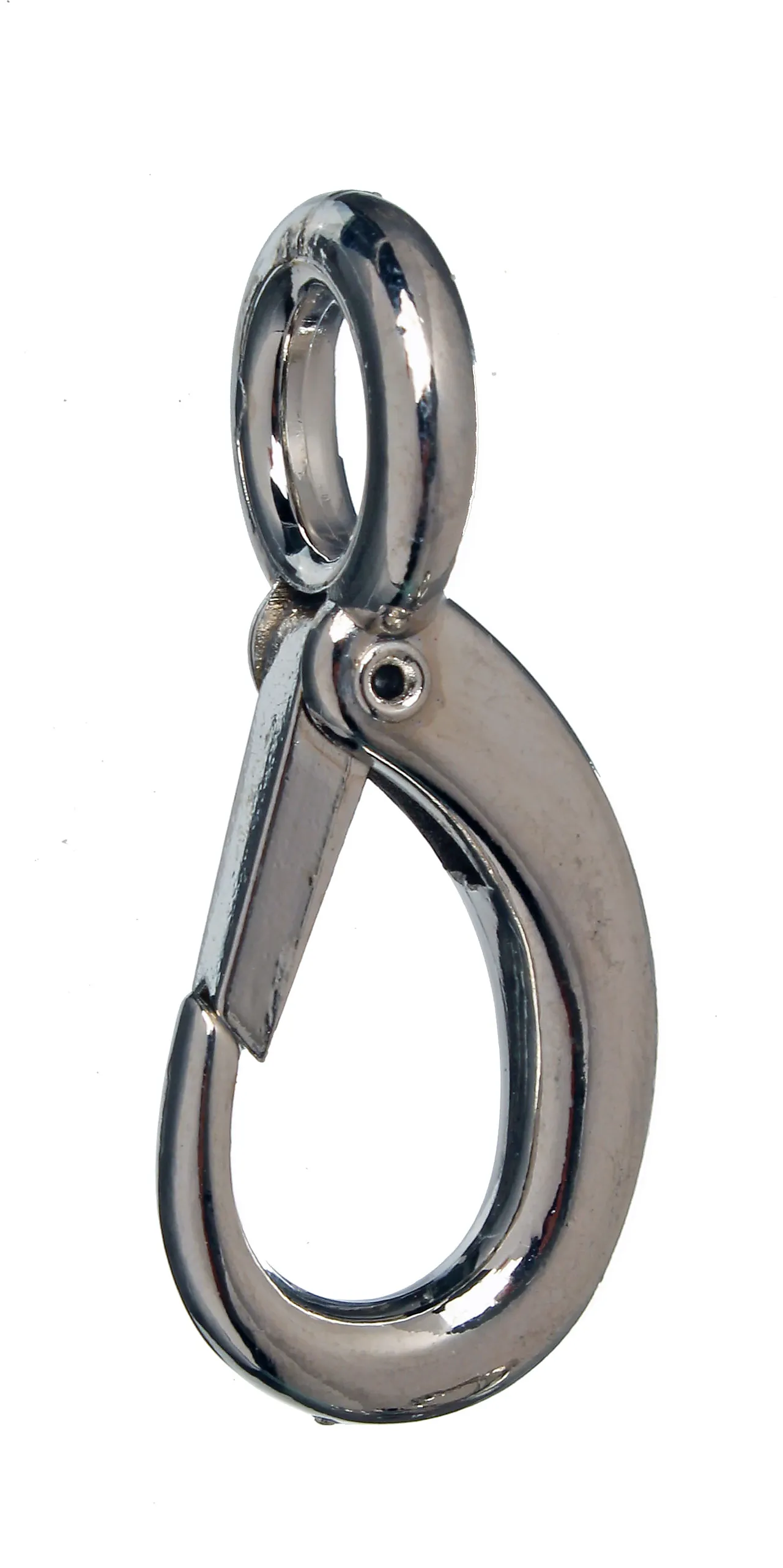 Karabinkrok m/fast øye 55 mm Karabinkrok m/fast øye 55 mm