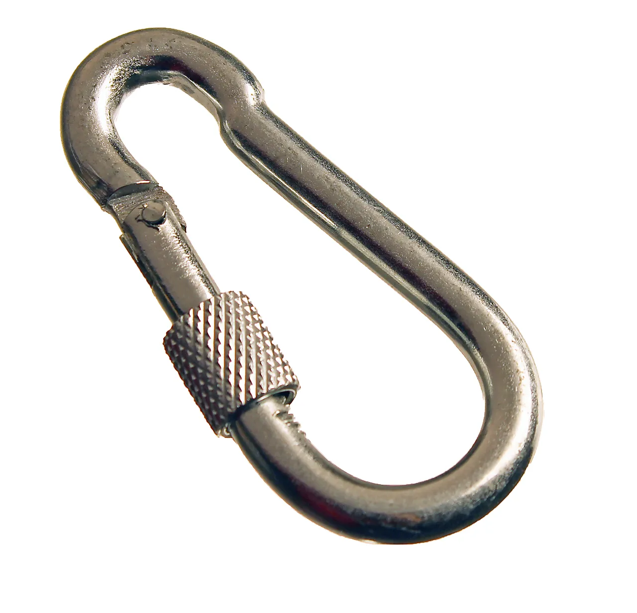 Karabinkrok m/lås 6x60mm 1 stk blå