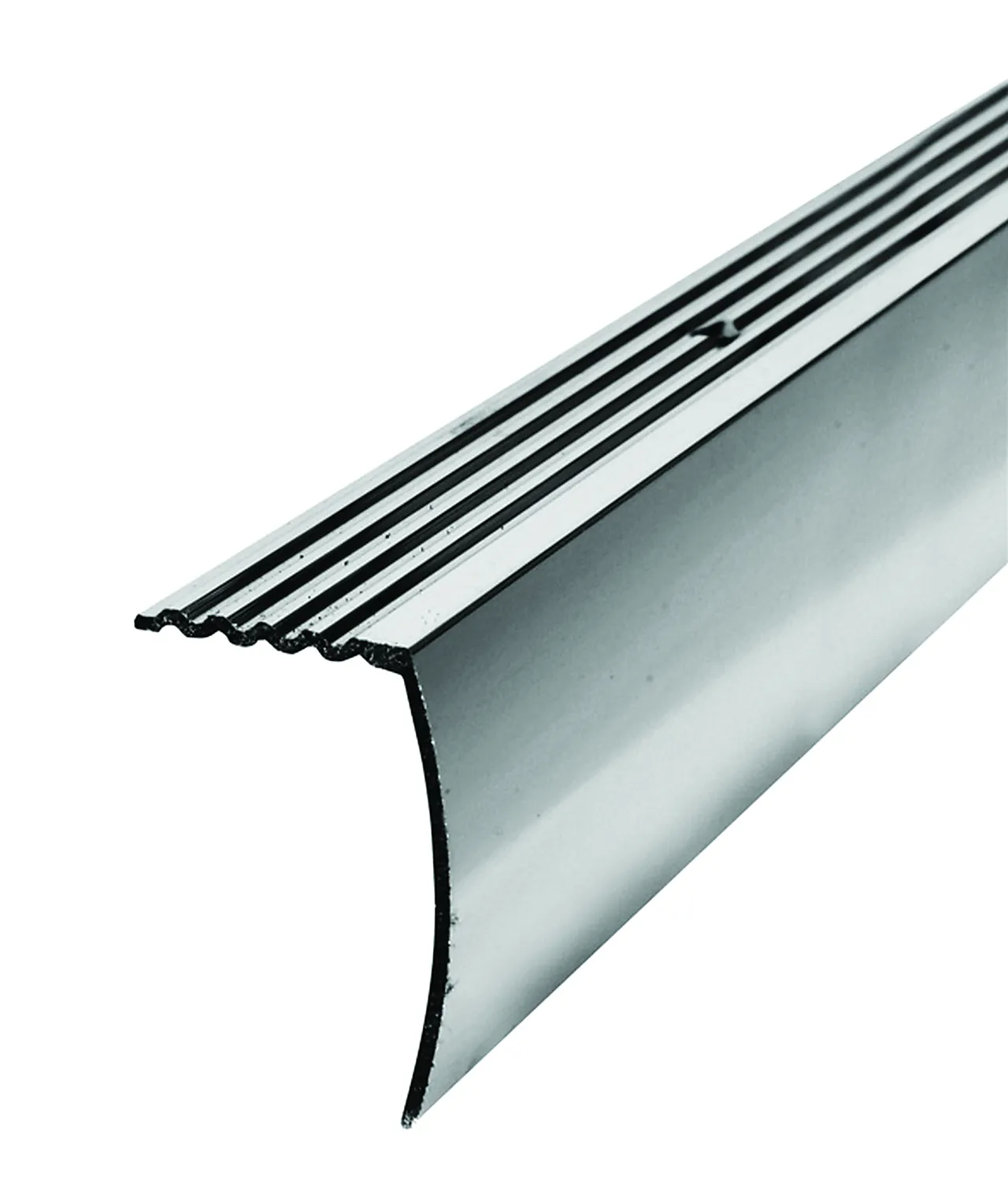 Trappenese polert aluminium boret