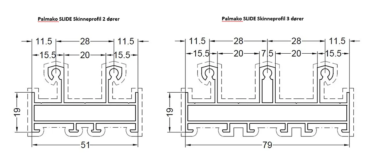 Skyvedør 2 dørblad enkelt glass høyre 180x200 cm null - 180x200 cm - 3 - Miniatyr