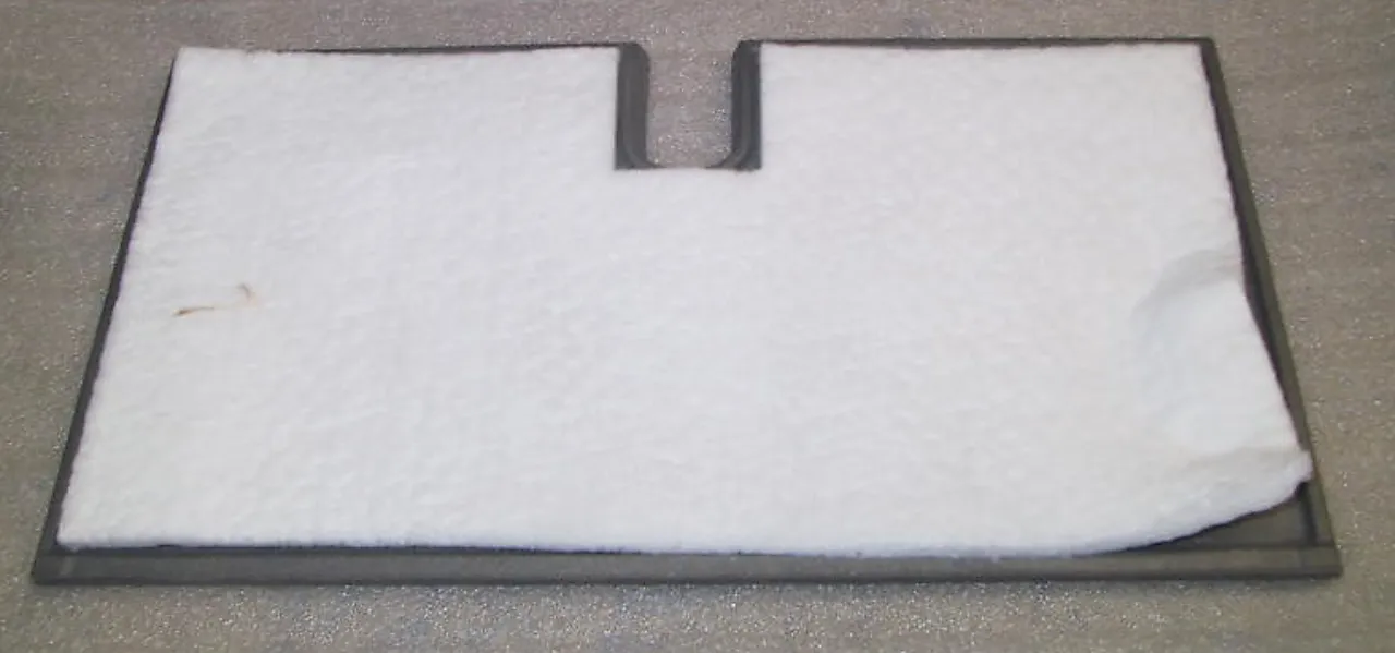 BRENNPLATE SIDE KOMPLETT F602 JØTUL M/ISOLASJONSPLATE