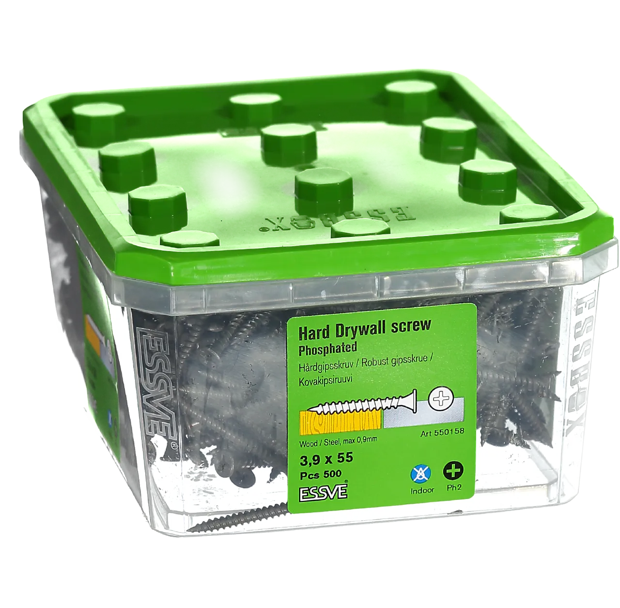 Skruer hard gips 3,9x55 mm 500 stk null - null - 2 - Miniatyr