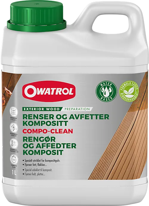 Rensemiddel compo-clean 1l