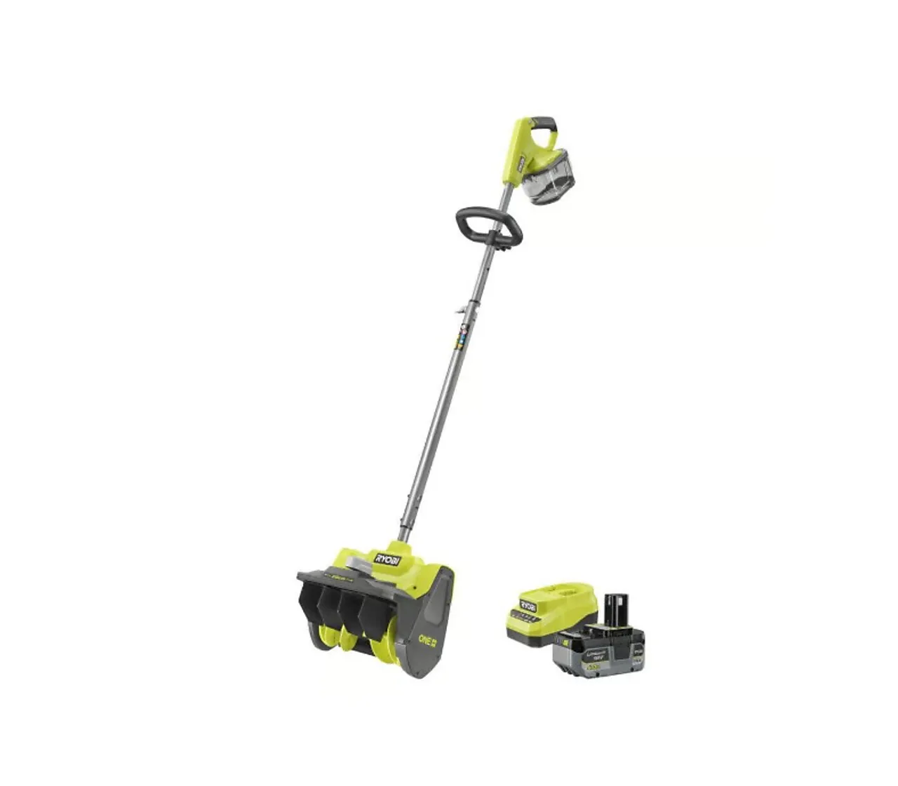 Ryobi RY18ST25B-140 snøslynge 18V med batteri og lader
