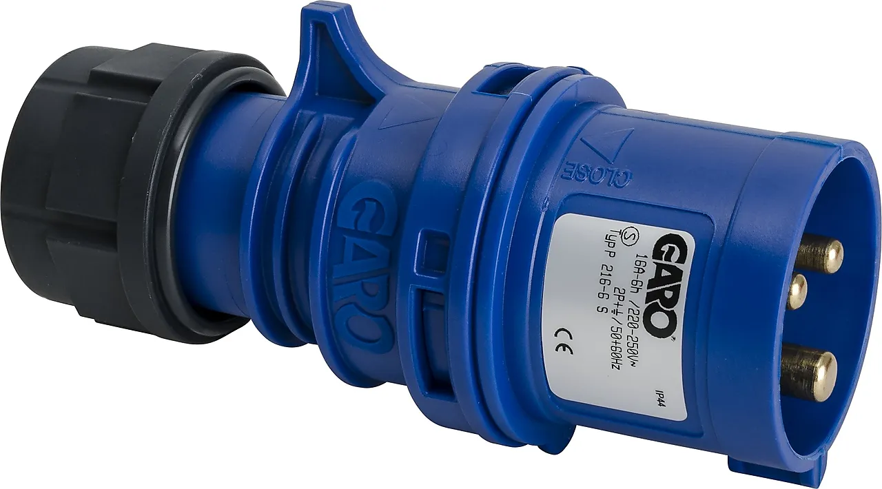 Støpsel cp 216-6 2 pluss jord