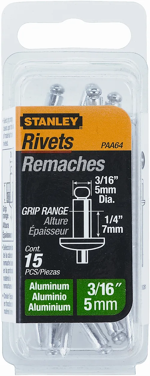 Popnagler aluminium 3/16"x1/8" a15