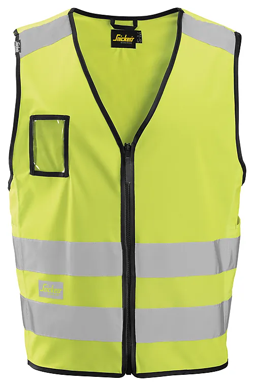 Snickers refleksvest 9153 gul str L/XL klasse 2 high-vis
