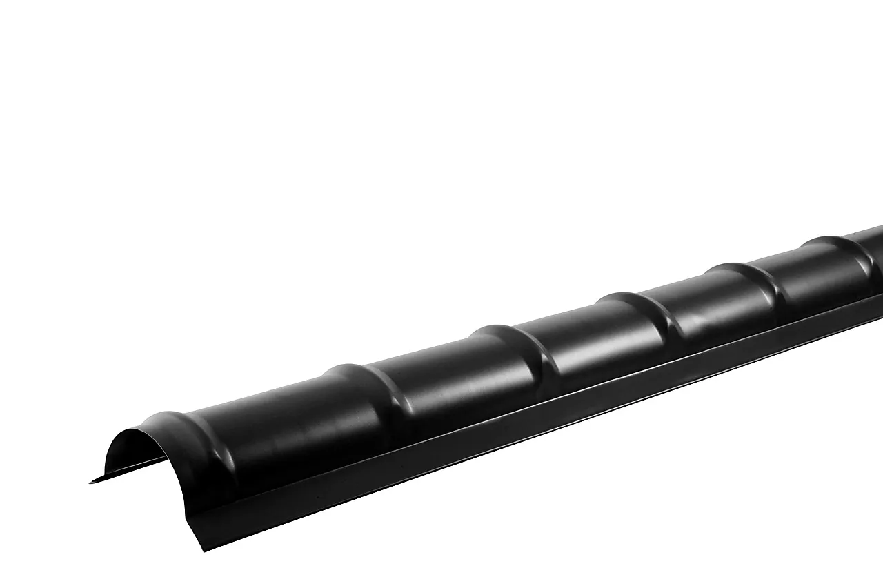 MØNEPANNE BR.RØD STÅL 1,8M MØNEPANNE LANG HC STÅL MØNEPANNE BR.RØD STÅL 1,8M MØNEPANNE LANG HC STÅL