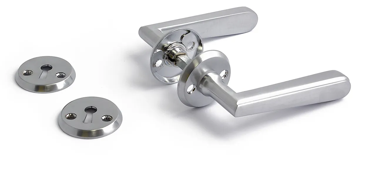 Dørhåndtak inne Oxford børstet krom 38-42 mm Dørhåndtak inne Oxford børstet krom 38-42 mm