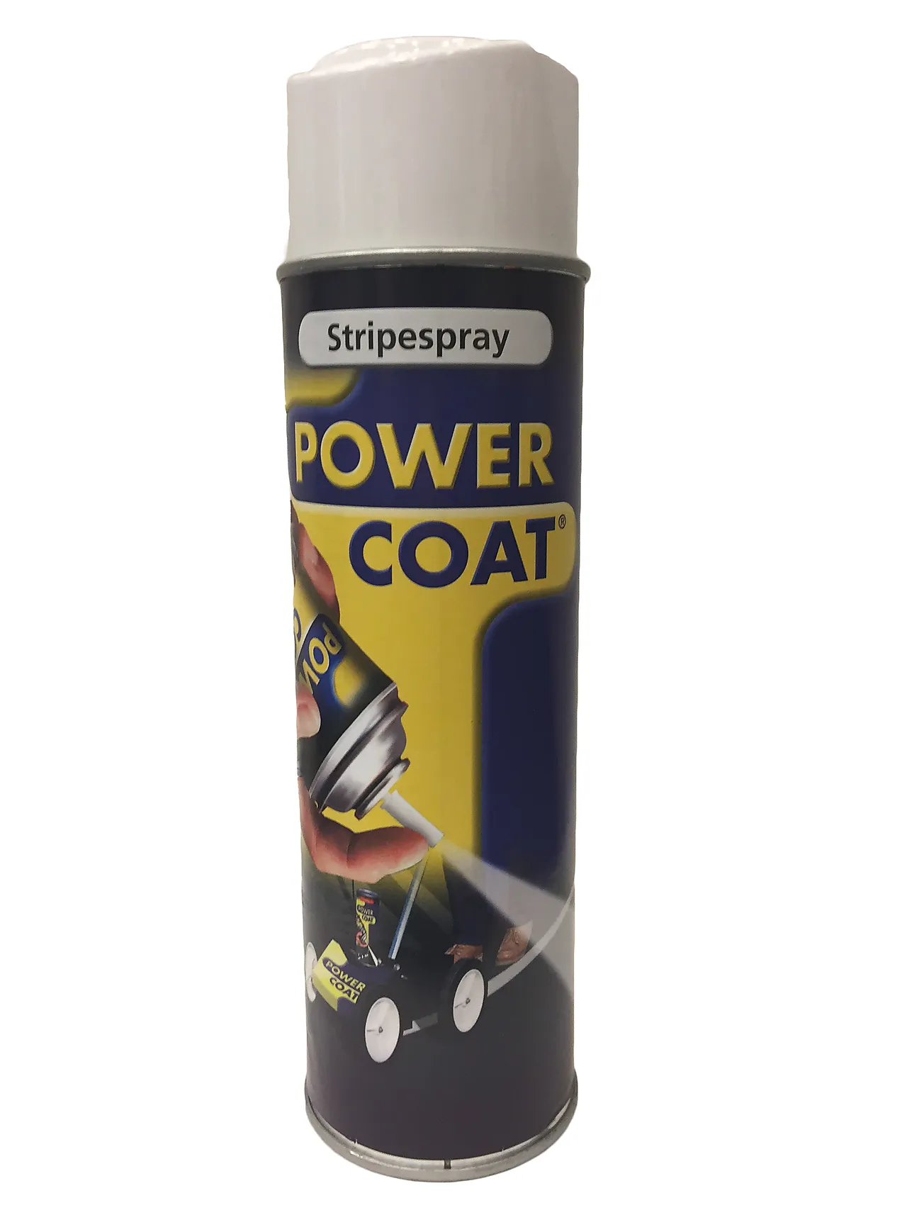 Stripespray hvit 500 ml power coat ral 9003 Stripespray hvit 500 ml power coat ral 9003