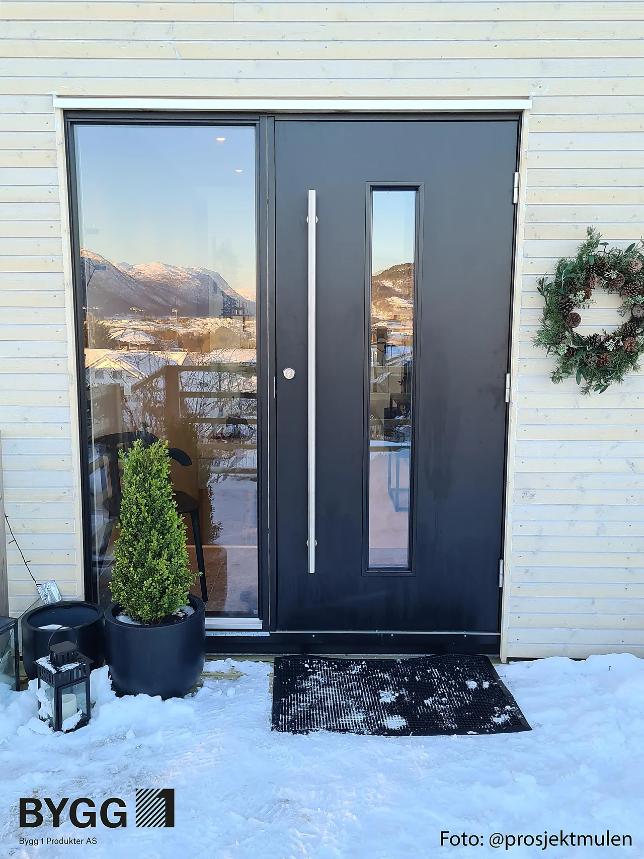 Dør yd sf s-1 gl klart 5x21 sor ncs s 9000-n null - null - 3 - Miniatyr