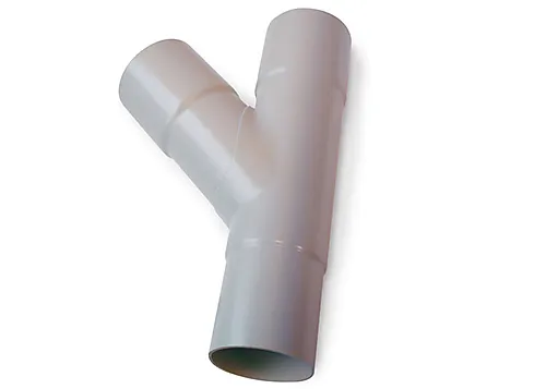 Grenrør 75gr 75/75mm grå til plast takrenner