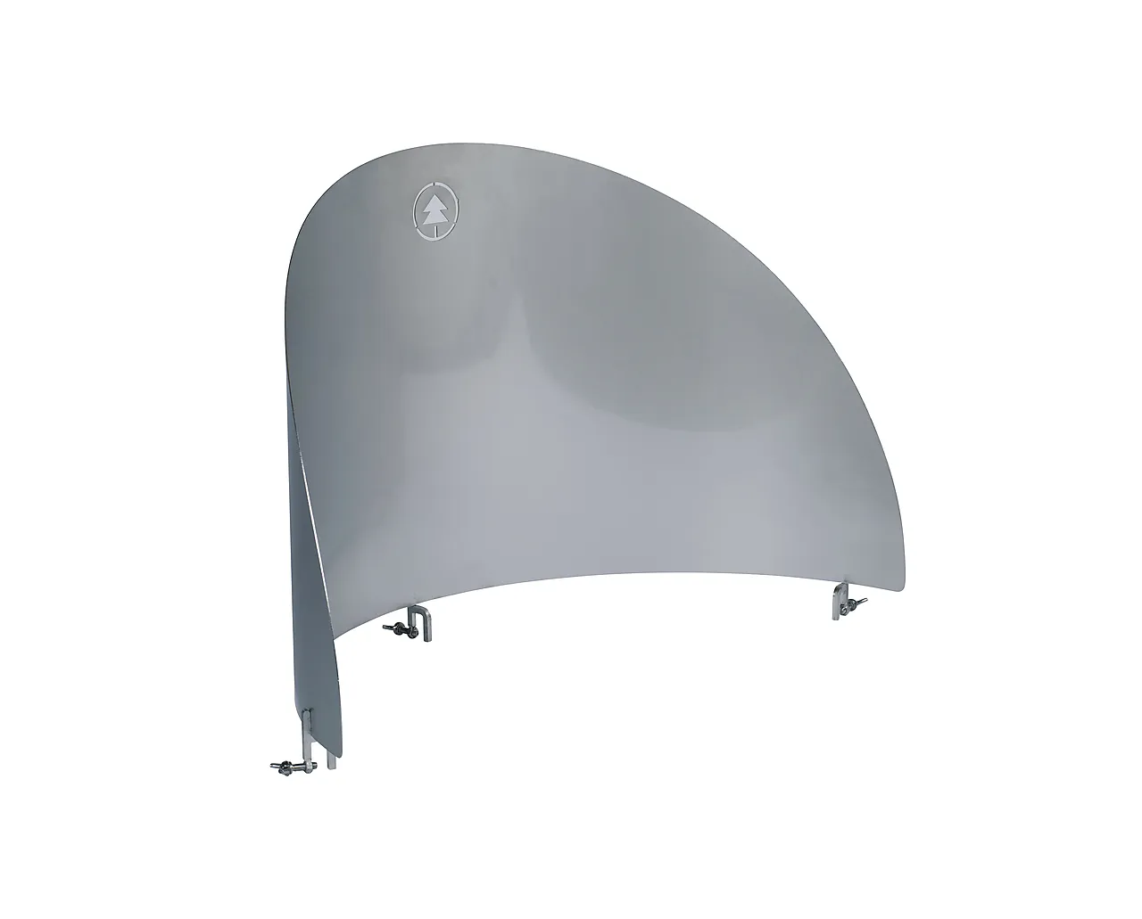 Vind- og varmeskjerm til bålpanne