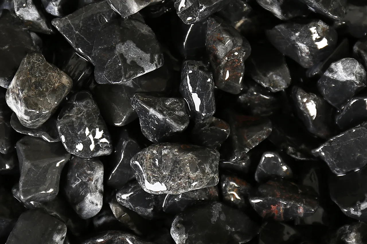 Dekorstein 8/12 20kg sort tromlet og vasket 8-12 mm null - null - 2 - Miniatyr