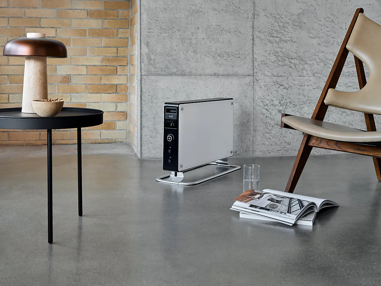 Konvektorovn m/ glassfront 2000 watt elektronisk termostat Konvektorovn m/ glassfront 2000 watt elektronisk termostat