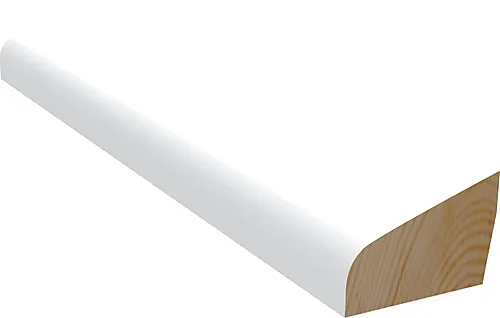 Taklist furu M205 klassisk hvit S0500N 21x34x4400 mm