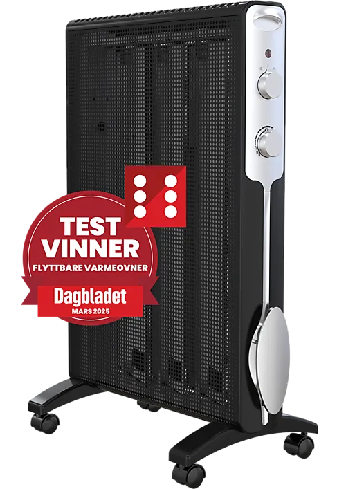 BOOSTER IIH 2000W sort frittstående varmeovn