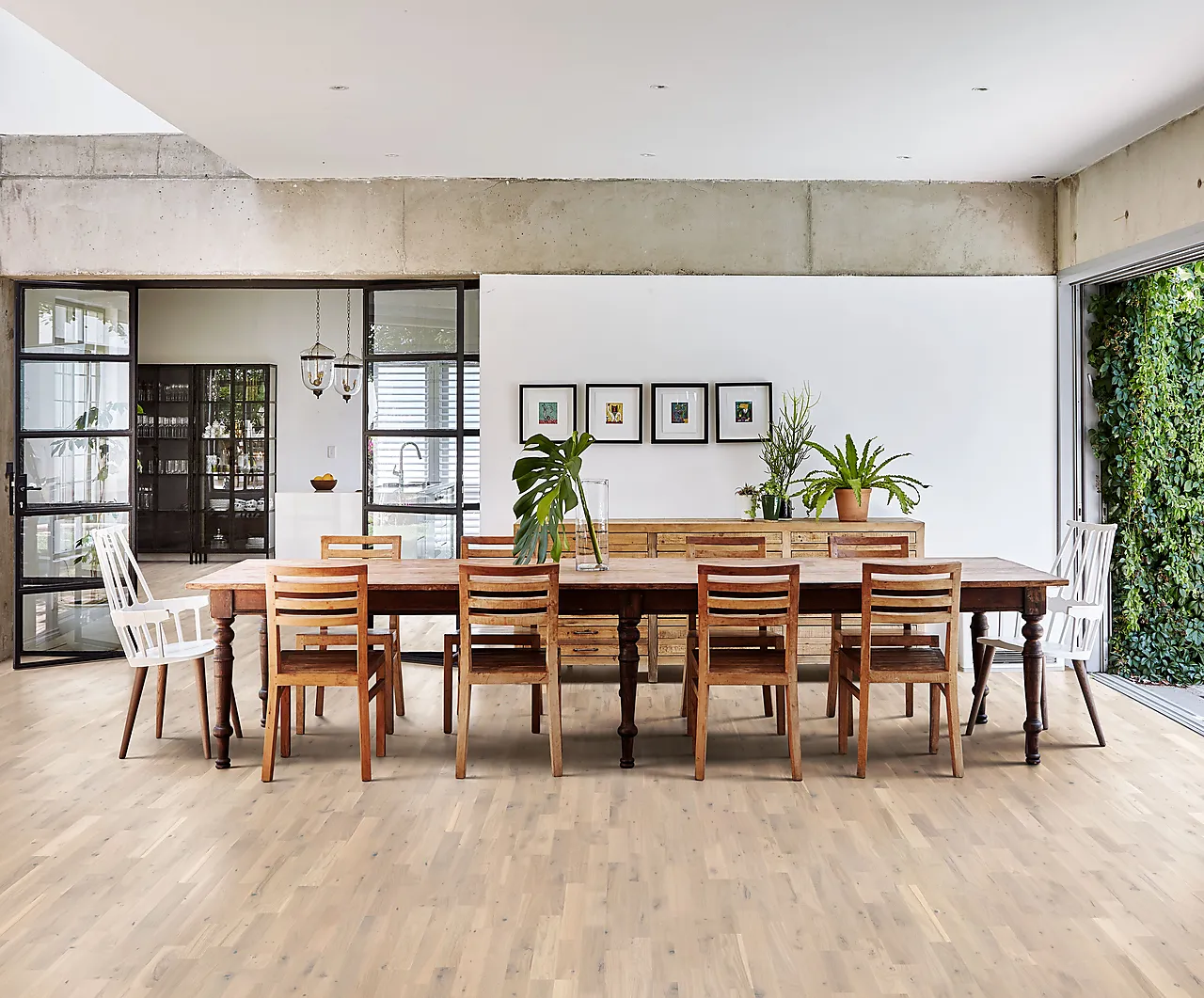 Kährs parkett Eik Salt matt 3-stav