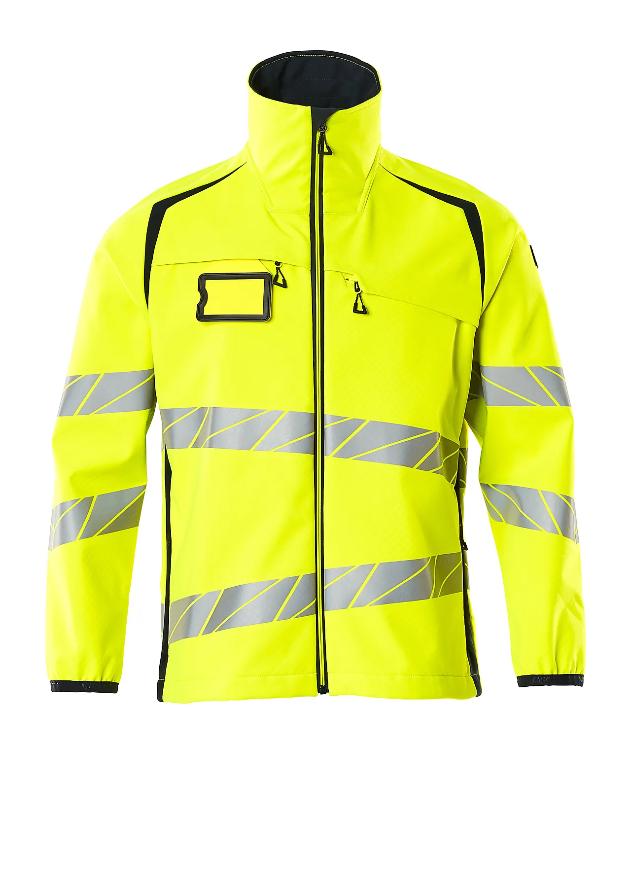 Softshelljakke 19002 gul/marine s eniso 20471 klasse 2 Softshelljakke 19002 gul/marine s eniso 20471 klasse 2