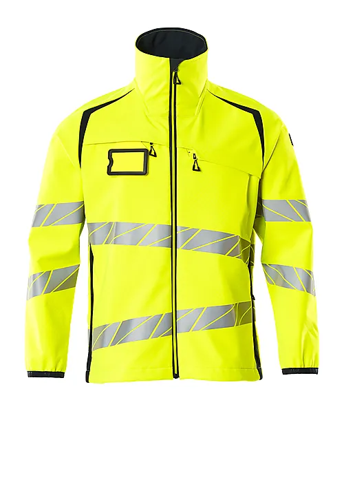 Softshelljakke 19002 gul/marine 2xl eniso 20471 klasse 2