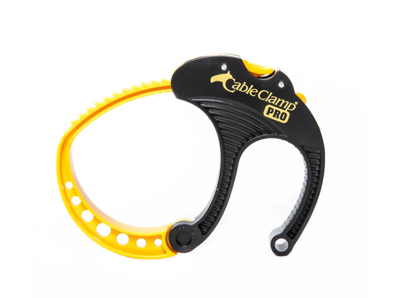 Kabelklemme medium svart/gul