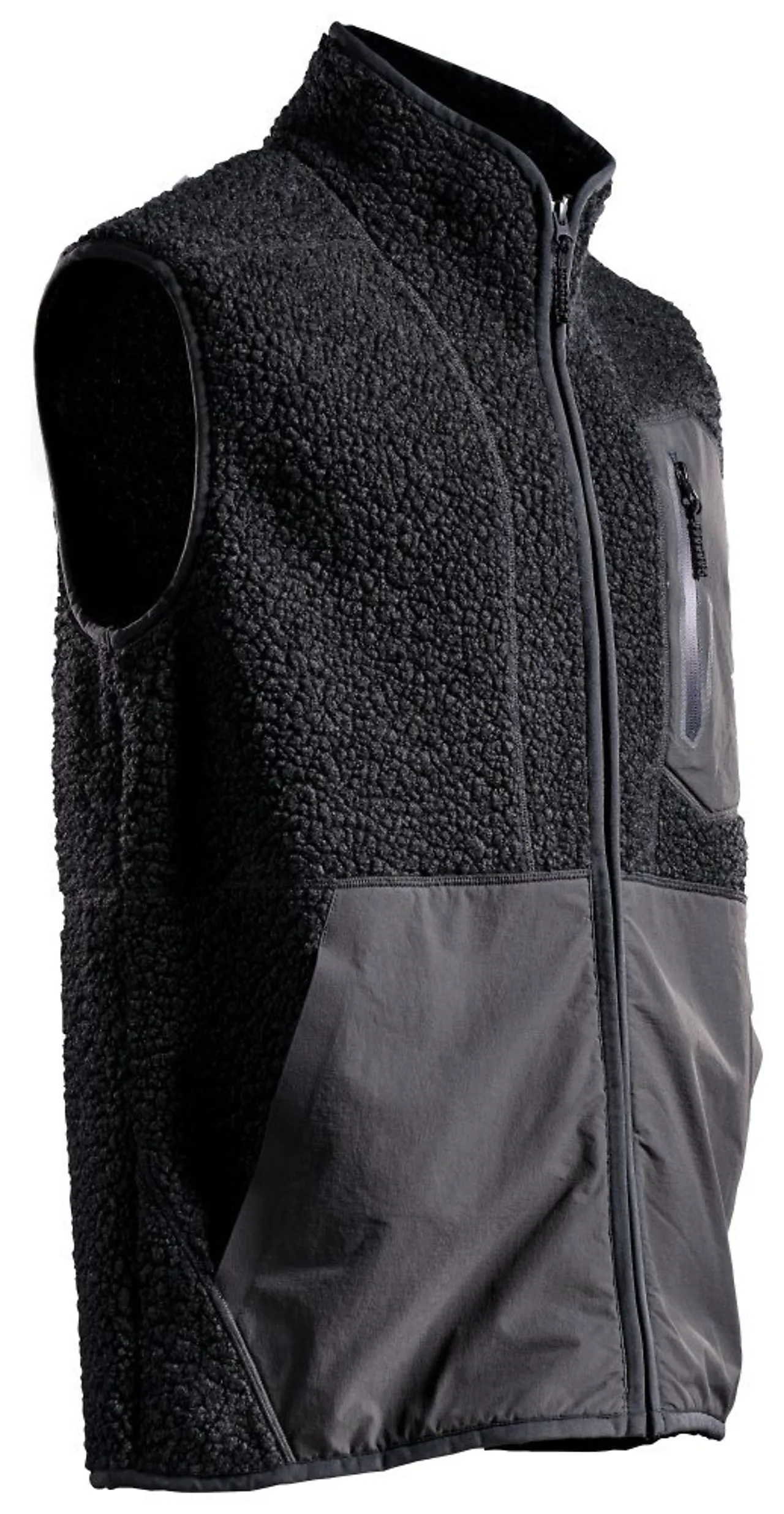 Fiberpelsvest 22465 svart 2XL Fiberpelsvest 22465 svart 2XL