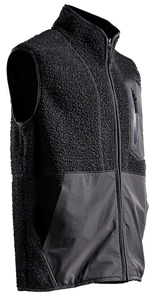 Fiberpelsvest 22465 svart 2XL
