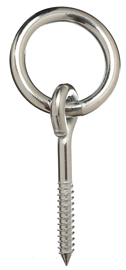 Øyeskrue 75 mm med ring