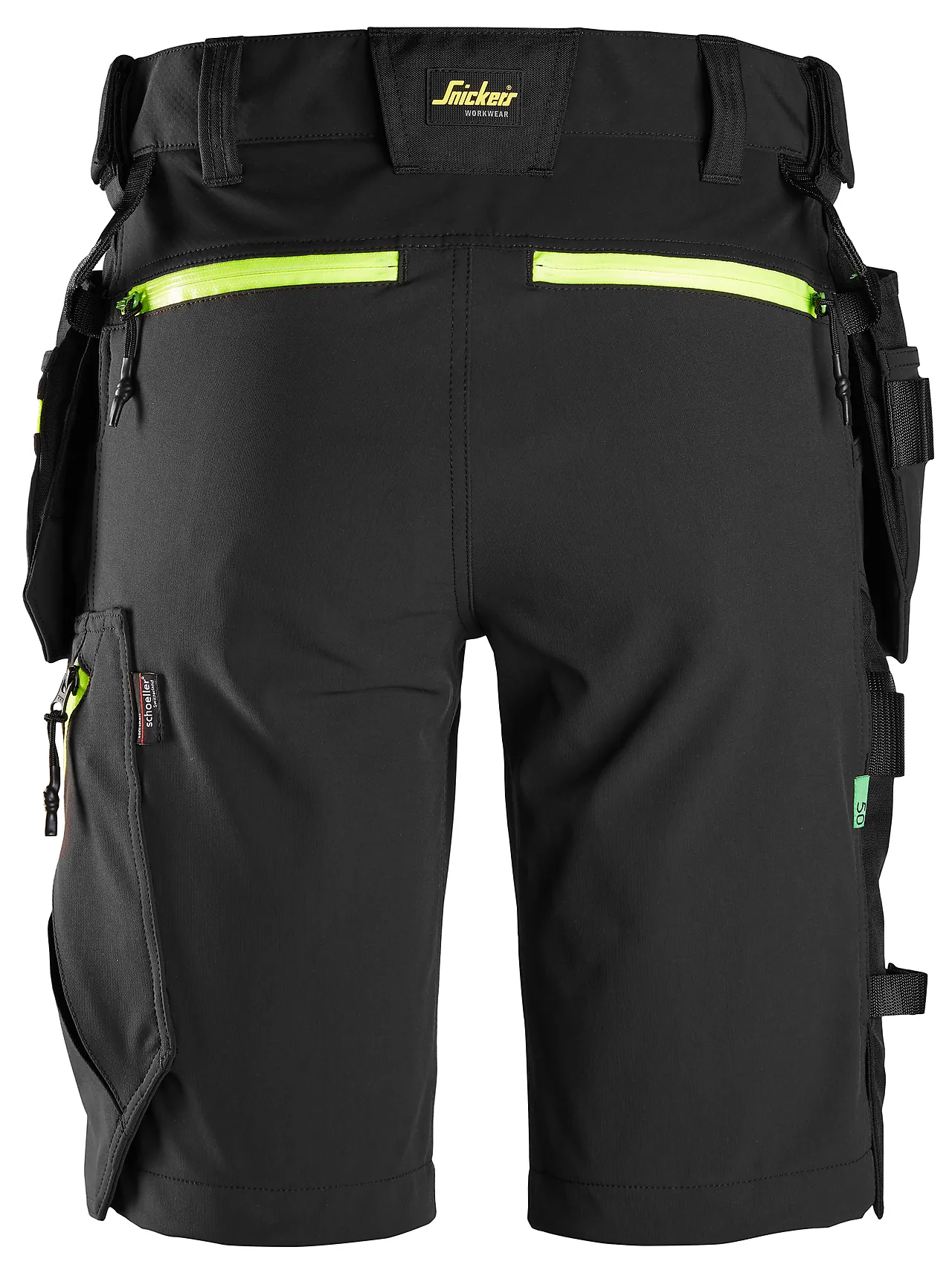 Shorts softshell 6140 sort str 50 null - null - 3 - Miniatyr