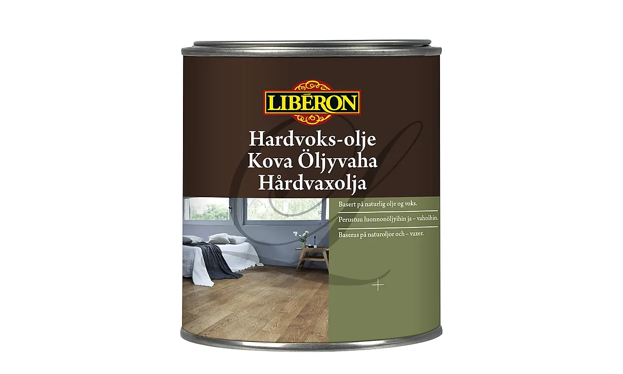 Hardvoks-olje hvit 750 ml