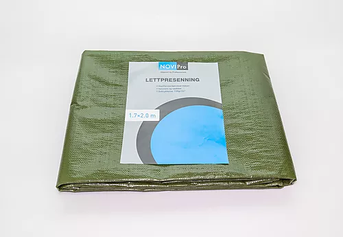 Presenning grønn 1,7x2 meter 130 gr