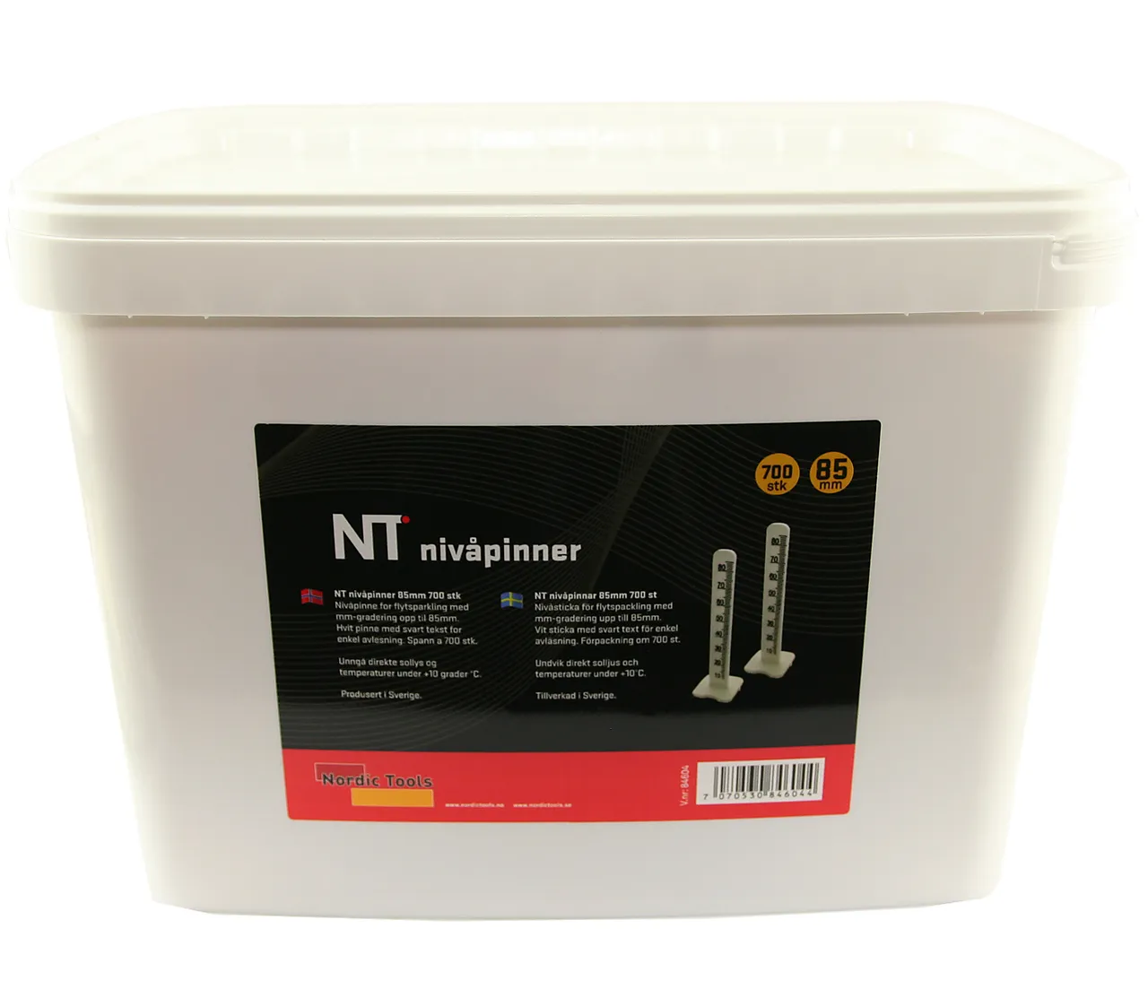 Nivåpinner NT 85 mm 700 stk null - null - 2 - Miniatyr
