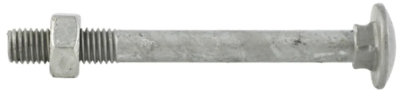 Låseskrue m/ mutter M6x60D 100 stk Låseskrue m/ mutter M6x60D 100 stk