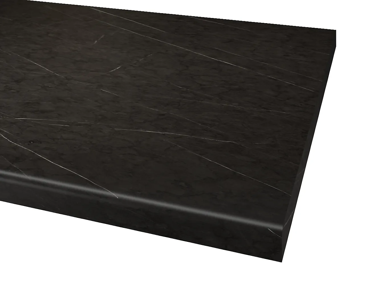 Benkeplate laminat postform stone dark