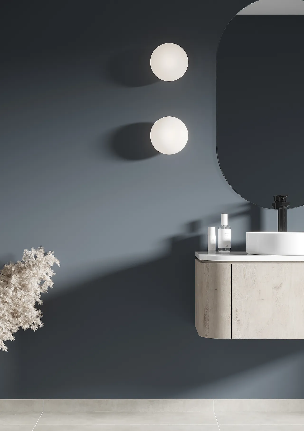 Baderomsplate sort reykjavik 11x620x2400 mm null - null - 3 - Miniatyr