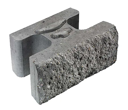 Støttemur vertica normalstein koks mix 45x28x20 cm