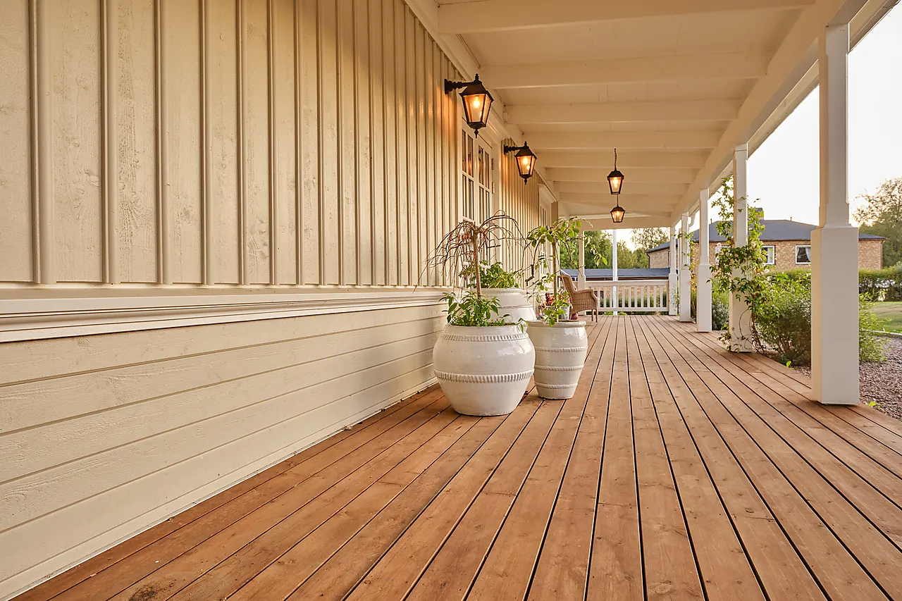 Terrassebord royalimpregnert brun Concise furu Uno 28x120 mm null - 28x120 - 3 - Miniatyr