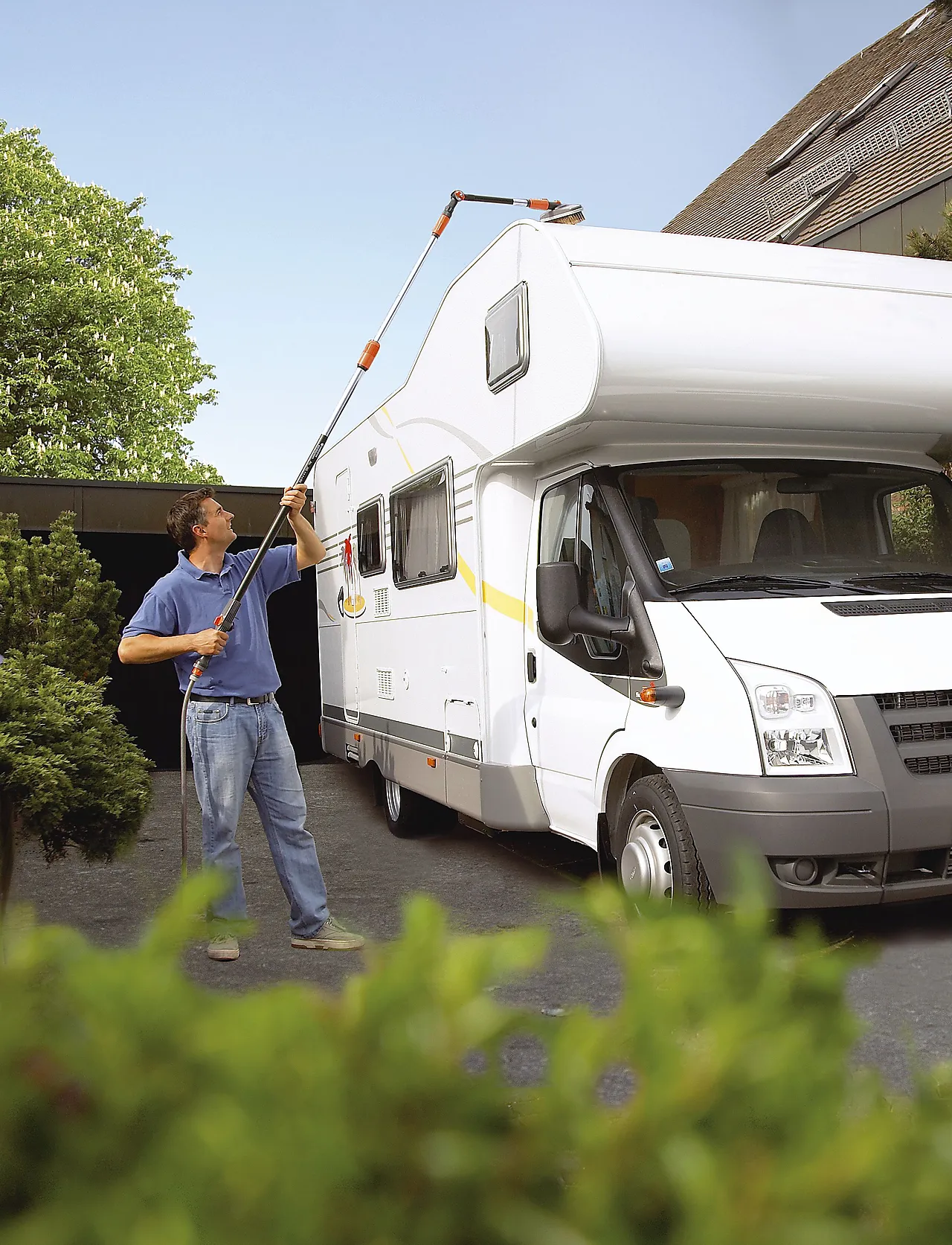 Teleskopskaft for rennende vann L 155-260 cm Teleskopskaft for rennende vann L 155-260 cm