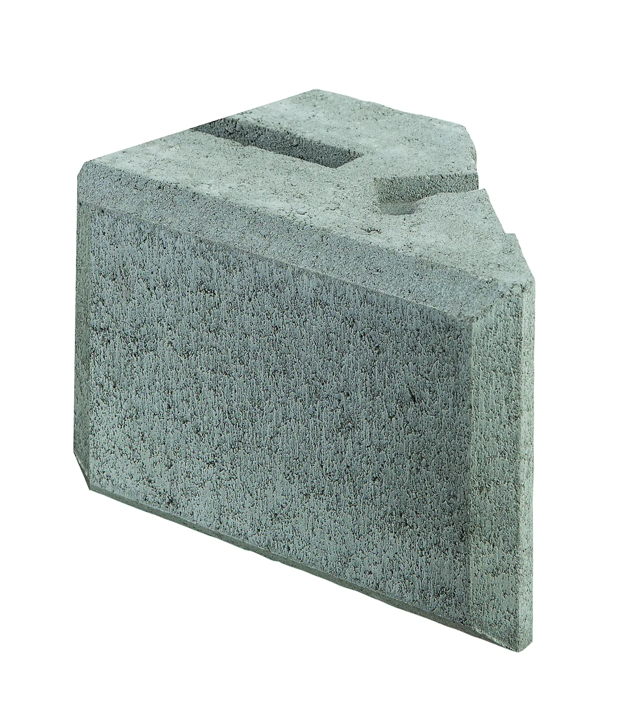 Støttemur kombimur grå ende Støttemur kombimur grå ende