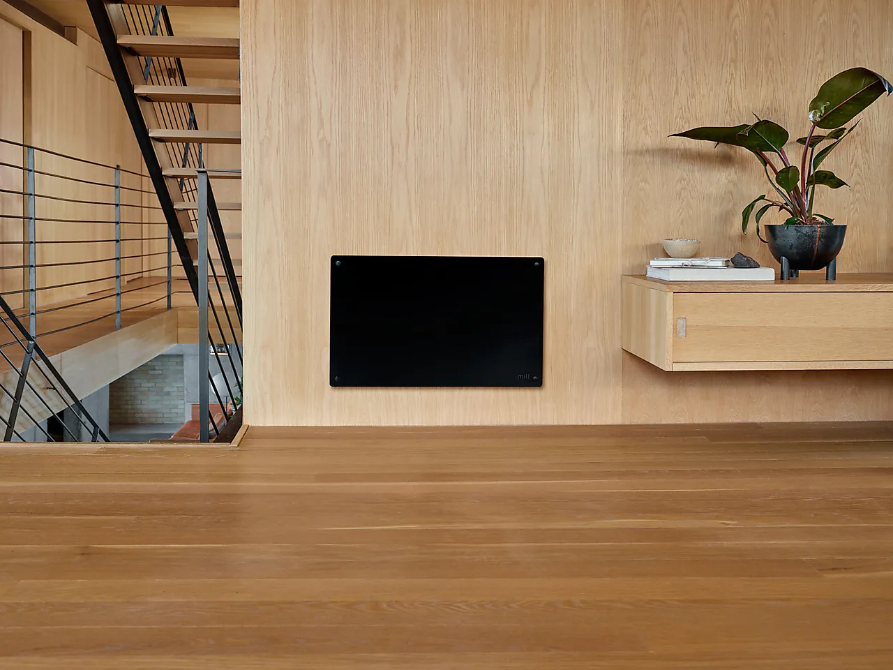 Panelovn sort glass gen 3 wifi 700 Watt