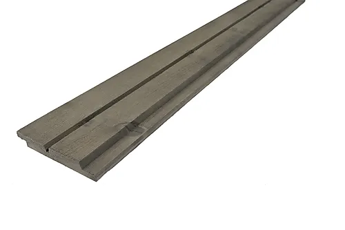 Kledning dobbelfals 60° m/fuge 19x148 mm grå