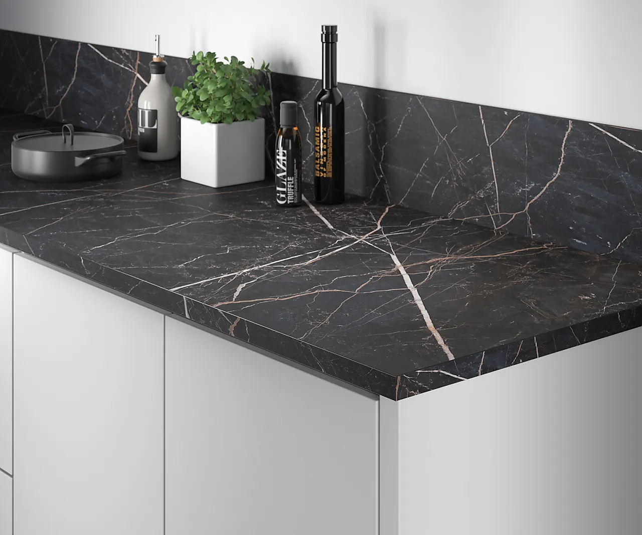 Benkeplate marble black610 rk-l null - null - 2 - Miniatyr