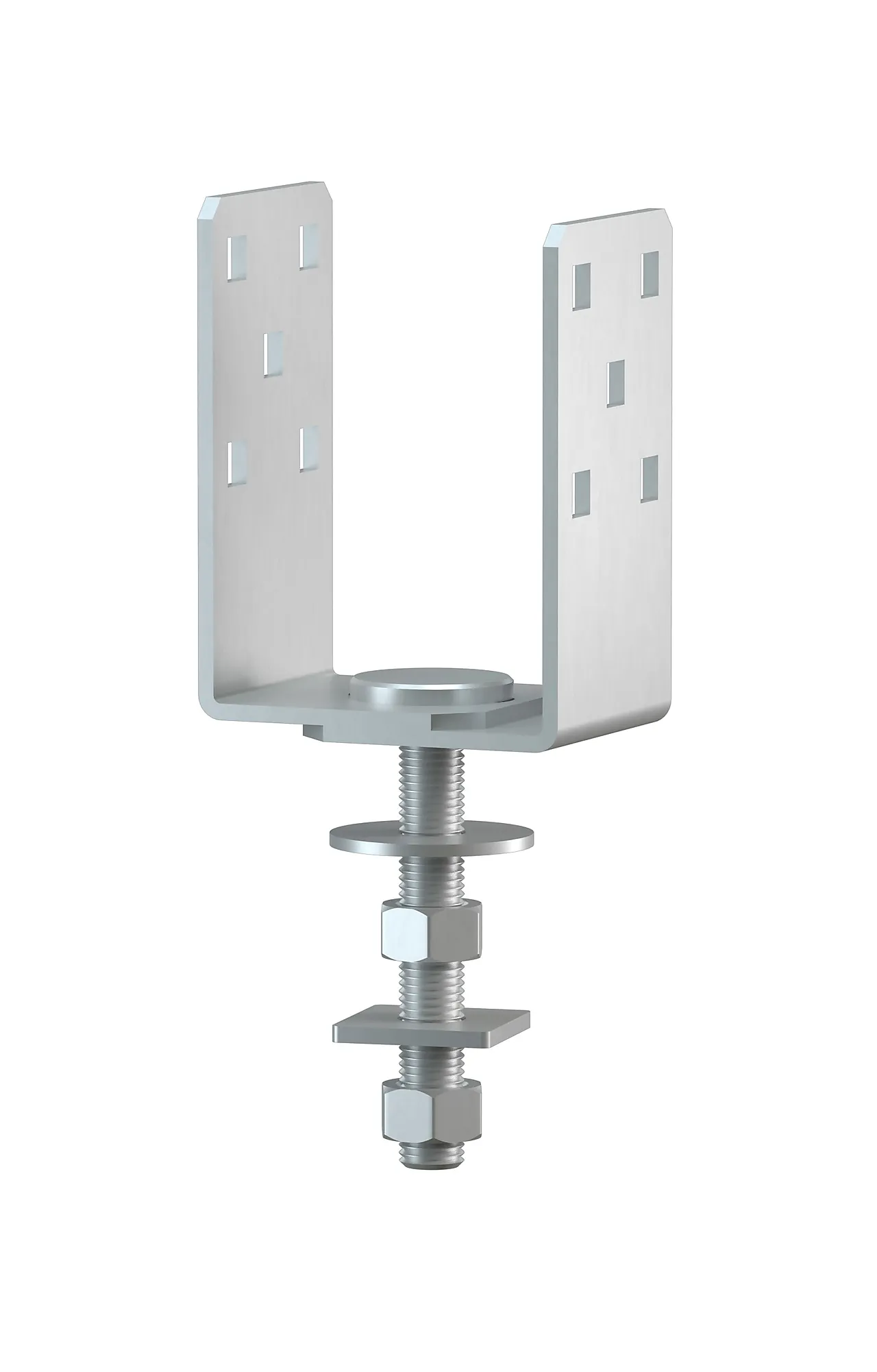 Jordskrue bjelkesko justerbar 70-100 mm Jordskrue bjelkesko justerbar 70-100 mm